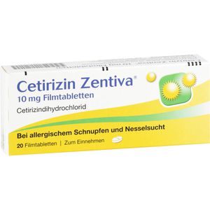 CETIRIZIN Zentiva 10 mg Filmtabletten