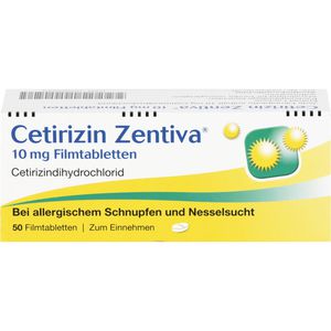 CETIRIZIN Zentiva 10 mg Filmtabletten