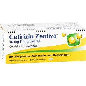 CETIRIZIN Zentiva 10 mg Filmtabletten