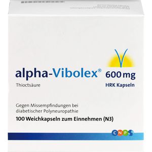 Alpha Vibolex 600 mg Hrk Weichkapseln 100 St