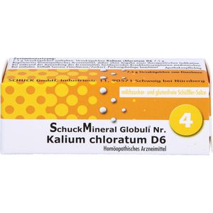 SCHUCKMINERAL Globuli 4 Kalium chloratum D6