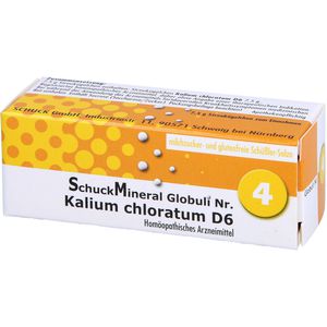 SCHUCKMINERAL Globuli 4 Kalium chloratum D6