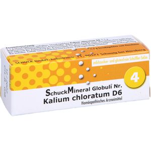 SCHUCKMINERAL Globuli 4 Kalium chloratum D6