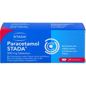 Paracetamol Stada 500 mg Tabletten 20 St 20 St