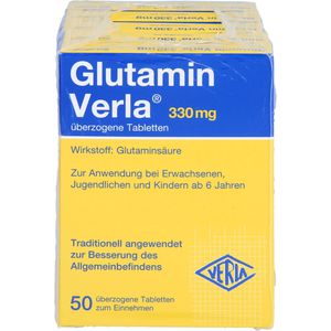 GLUTAMIN Verla überzogene Tabletten