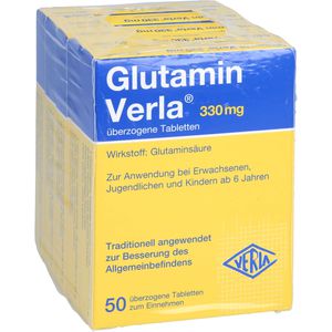 GLUTAMIN VERLA überzogene Tabletten