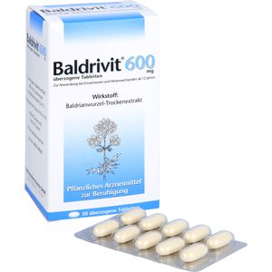 Baldrivit 600 mg überzogene Tabletten 50 St
