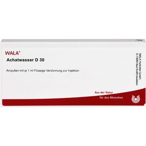 WALA ACHATWASSER D 30 Ampullen