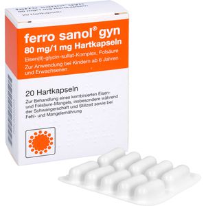 FERRO SANOL gyn Hartkaps.m.msr.überz.Pellets