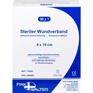 WUNDVERBAND steril 8x10 cm