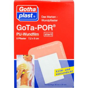 GOTA-POR PU Wundfilm 7,2x5 cm steril Pflaster