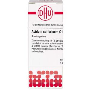 ACIDUM SULFURICUM C 12 Globuli