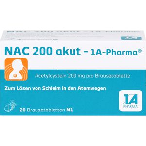 Nac 200 akut-1A Pharma Brausetabletten 20 St