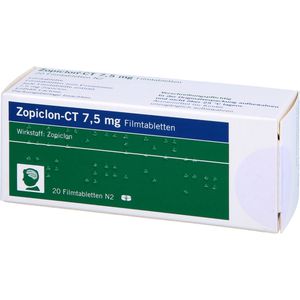 ZOPICLON-CT 7,5 mg Filmtabletten