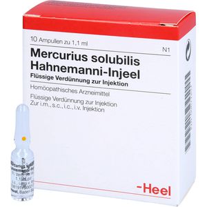 MERCURIUS SOLUBILIS INJEEL Hahnemanni Ampullen
