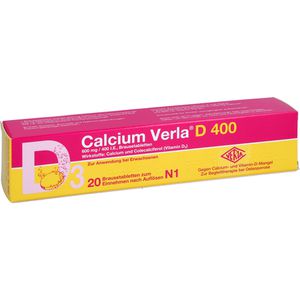 CALCIUM VERLA D 400 Brausetabletten