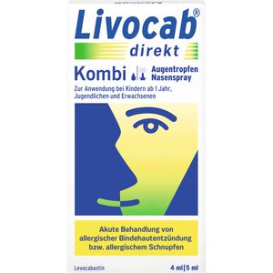 LIVOCAB direkt Kombi 4 ml Augentr.+5 ml Nasenspray