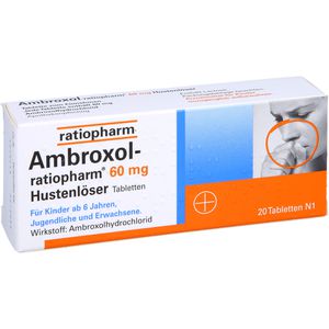 AMBROXOL-ratiopharm 60 mg hoestverwijderende tablets