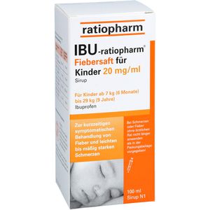 IBU-RATIOPHARM Fiebersaft für Kinder 20 mg/ml