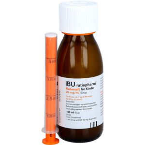 IBU-RATIOPHARM Fiebersaft für Kinder 20 mg/ml