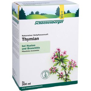 THYMIAN SAFT Schoenenberger Heilpflanzensäfte