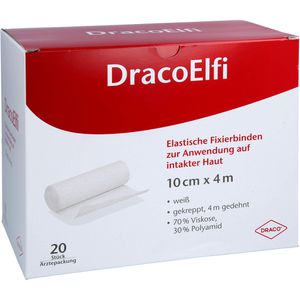 Dracoelfi elast.Fixierbinde 10 cmx4 m gekreppt 20 St 20 St