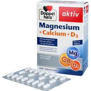 DOPPELHERZ Magnesium+Calcium+D3 Tabletten