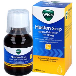 WICK Husten-Sirup gegen Reizhusten mit Honig