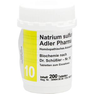 BIOCHEMIE Adler 10 Natrium sulfuricum D 6 Tabl.