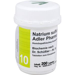 BIOCHEMIE Adler 10 Natrium sulfuricum D 6 Tabl.
