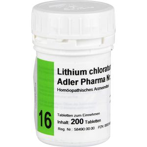 BIOCHEMIE Adler 16 Lithium chloratum D 12 Tabl.
