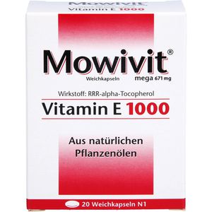 MOWIVIT Vitamin E 1000 Kapseln