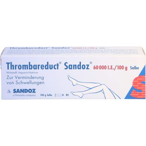 THROMBAREDUCT Sandoz 60.000 I.E. Salbe