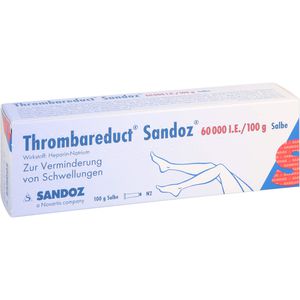 THROMBAREDUCT Sandoz 60.000 I.E. Salbe