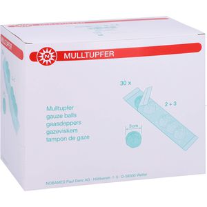 MULLTUPFER pflaumengroß 2+3 steril Set
