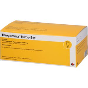 Thiogamma Turbo Set Injektionsflaschen 250 ml