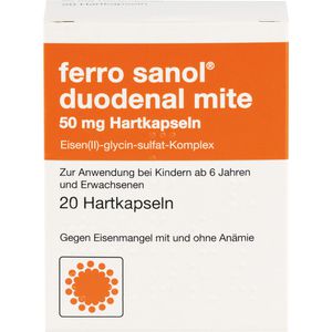 Ferro Sanol duodenal mite 50 mg magensaftr.Hartk. 20 St 20 St