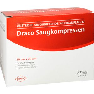 SAUGKOMPRESSEN unsteril 10x20 cm Draco