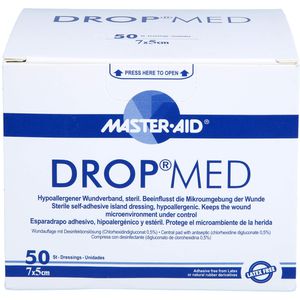 Drop med 5x7 cm Wundverband steril Master Aid 50 St 50 St