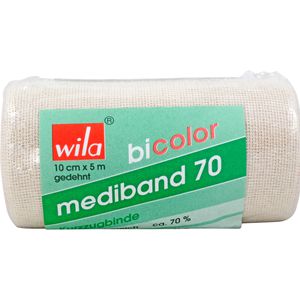 MEDIBAND 70 Kurzzugbinde bicol.10 cmx5 m ws./haut