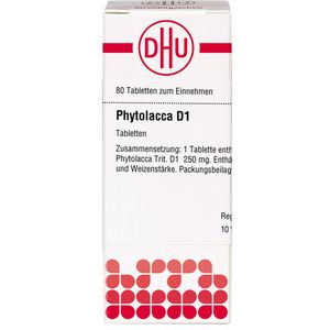 Phytolacca D 1 Tabletten 80 St 80 St