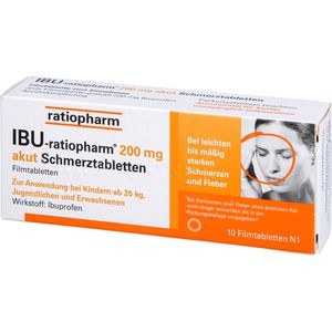 IBU-RATIOPHARM 200 mg akut Schmerztbl.Filmtabl.