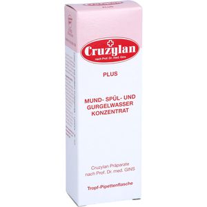 CRUZYLAN Plus Mund-/Spül- u.Gurgelwasserkonz.m.Pip