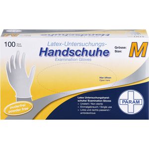 Handschuhe Einmal Latex puderfrei M 100 St 100 St