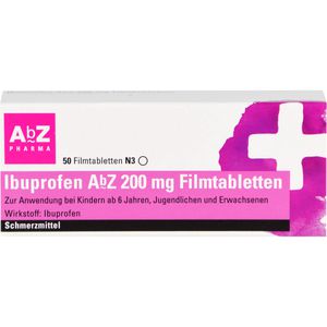 Ibuprofen AbZ 200 mg Filmtabletten 50 St
