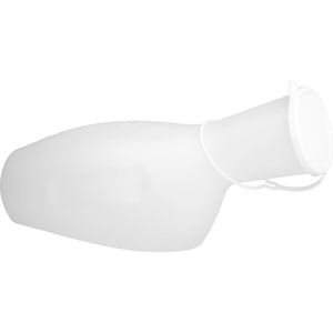 Urinflasche Mann Kunststoff 1 l runde Form milchig 1 St