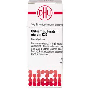Stibium Sulfuratum Nigrum C 30 Globuli 10 g 10 g