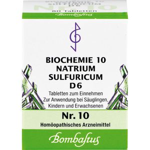 Bombastus BIOCHEMIE 10 Natrium sulfuricum D 6 Tabletten