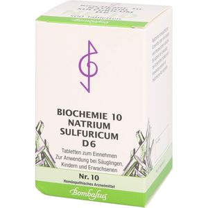 BIOCHEMIE 10 Natrium sulfuricum D 6 Tabletten