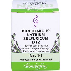 Bombastus BIOCHEMIE 10 Natrium sulfuricum D 12 Tabletten